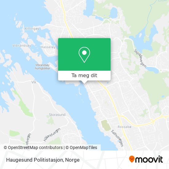 Haugesund Politistasjon kart