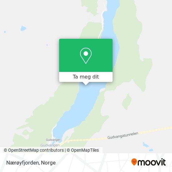 Nærøyfjorden kart
