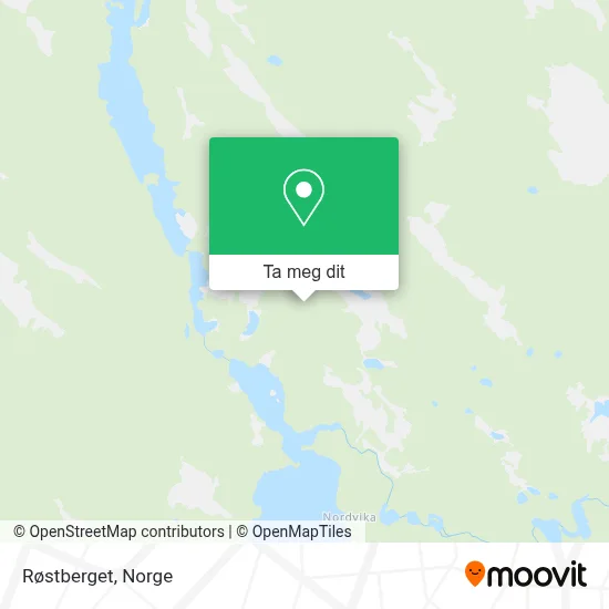 Røstberget kart