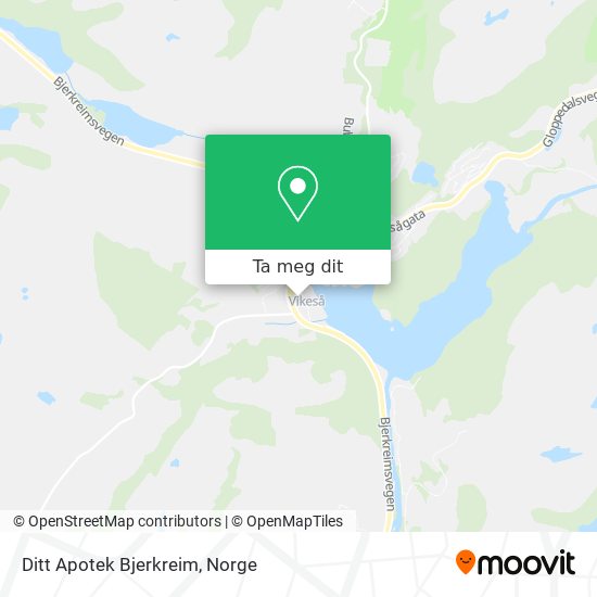 Ditt Apotek Bjerkreim kart