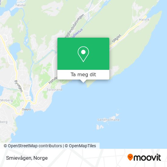 Smievågen kart