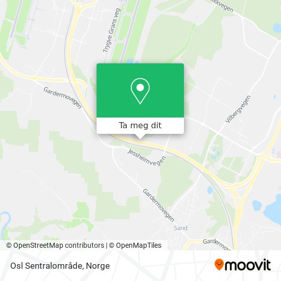 Osl Sentralområde kart