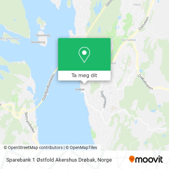 Sparebank 1 Østfold Akershus Drøbak kart