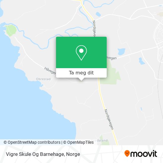 Vigre Skule Og Barnehage kart