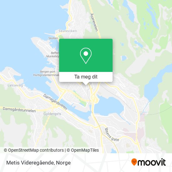 Metis Videregående kart