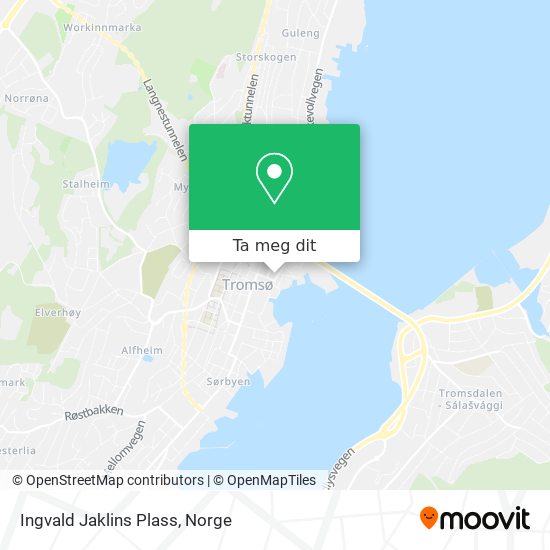 Ingvald Jaklins Plass kart