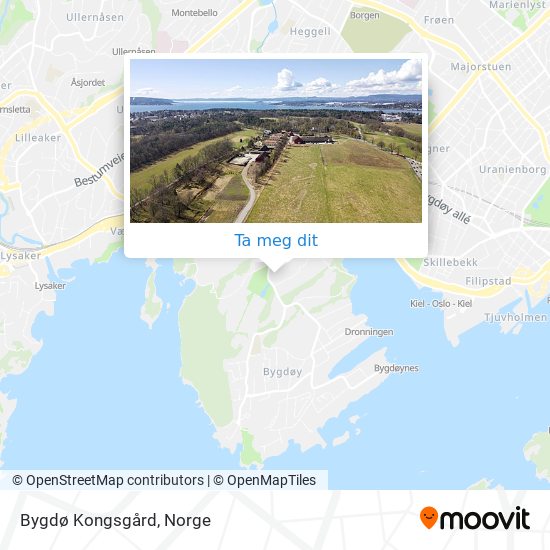 Bygdø Kongsgård kart