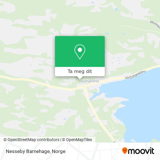 Nesseby Barnehage kart