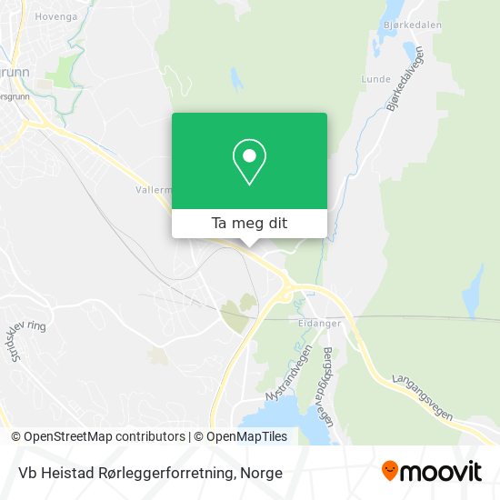 Vb Heistad Rørleggerforretning kart