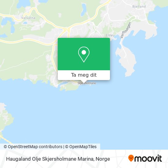Haugaland Olje Skjersholmane Marina kart
