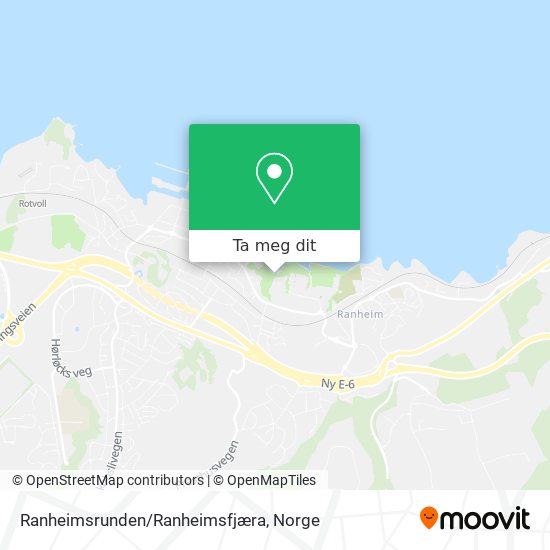 Ranheimsrunden/Ranheimsfjæra kart