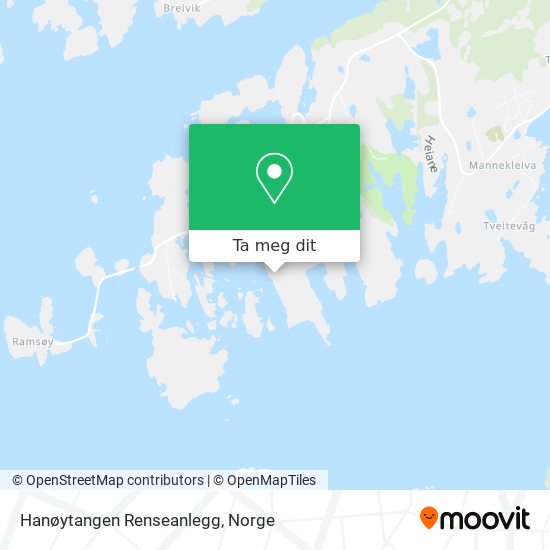 Hanøytangen Renseanlegg kart