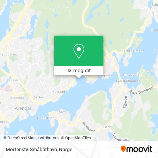 Mortenstø Småbåthavn kart