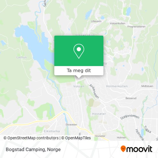 Bogstad Camping kart