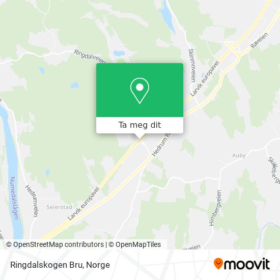 Ringdalskogen Bru kart