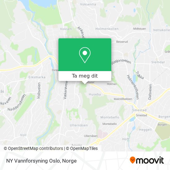 NY Vannforsyning Oslo kart