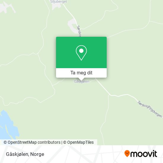 Gåskjølen kart