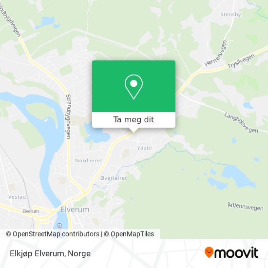 Elkjøp Elverum kart
