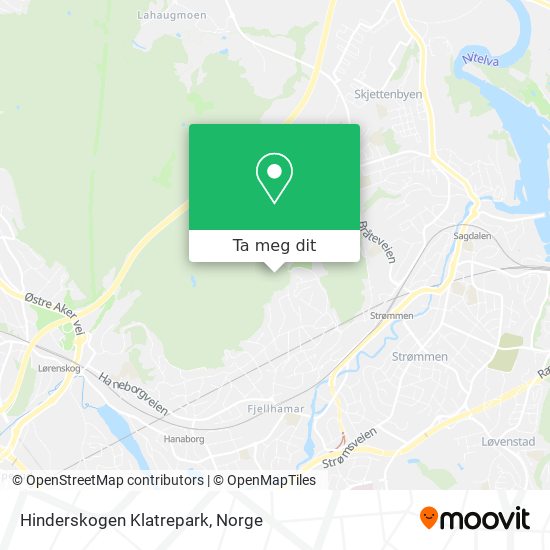 Hinderskogen Klatrepark kart