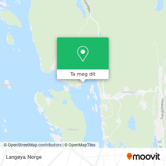 Langøya kart