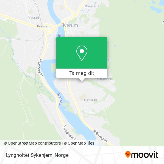 Lyngholtet Sykehjem kart