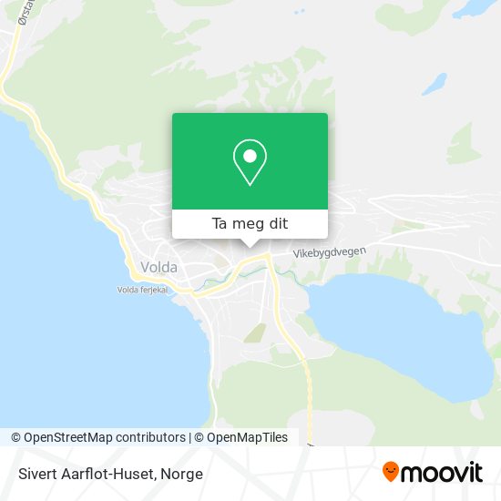 Sivert Aarflot-Huset kart