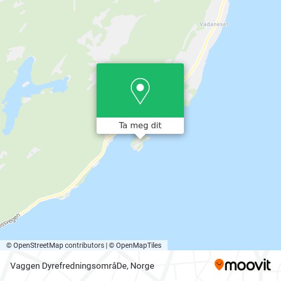 Vaggen DyrefredningsområDe kart