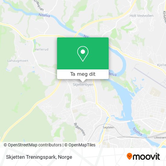 Skjetten Treningspark kart