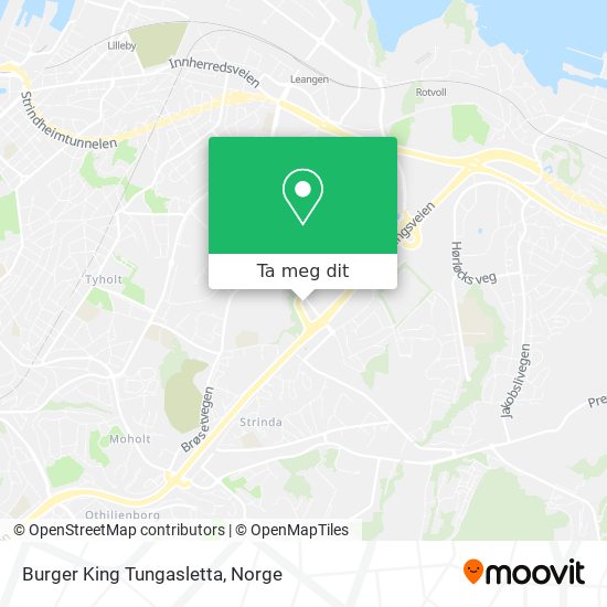 Burger King Tungasletta kart