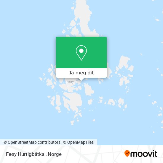 Feøy Hurtigbåtkai kart