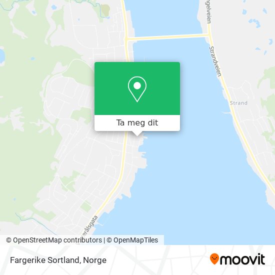 Fargerike Sortland kart