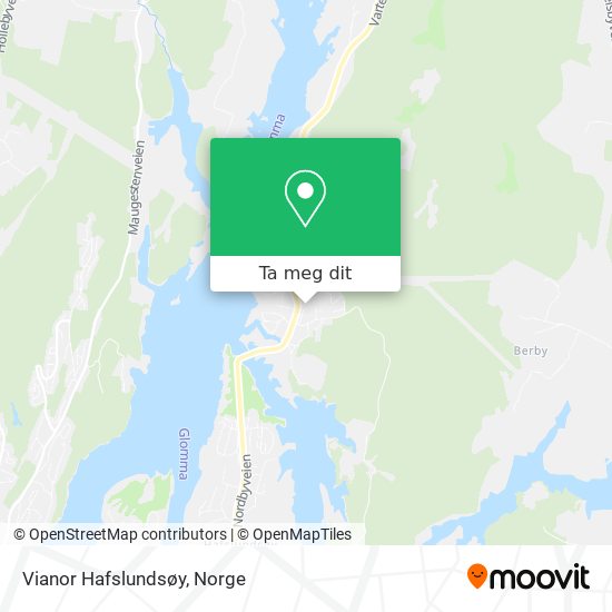 Vianor Hafslundsøy kart