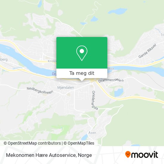 Mekonomen Hære Autoservice kart