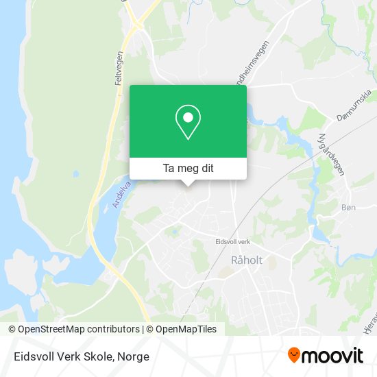 Eidsvoll Verk Skole kart