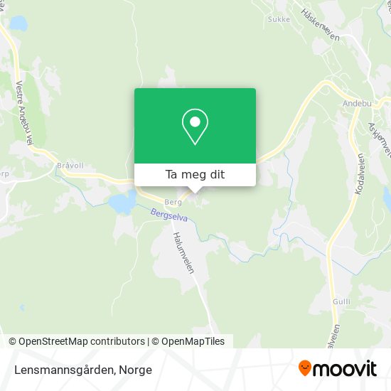Lensmannsgården kart