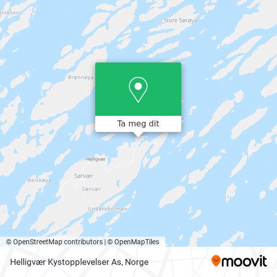 Helligvær Kystopplevelser As kart