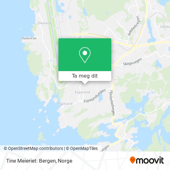 Tine Meieriet: Bergen kart