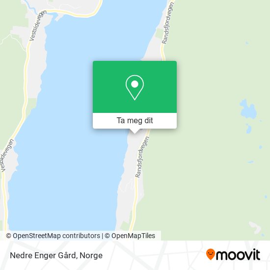 Nedre Enger Gård kart