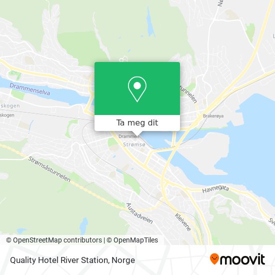 Quality Hotel River Station kart