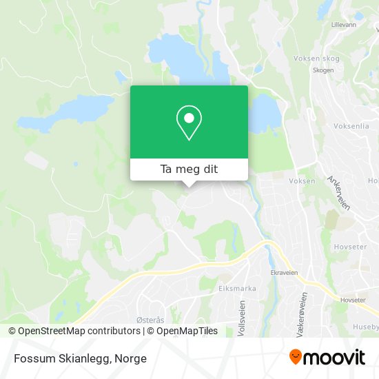 Fossum Skianlegg kart
