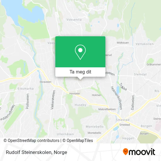 Rudolf Steinerskolen kart