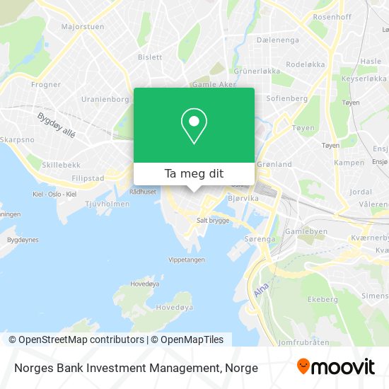 Norges Bank Investment Management kart