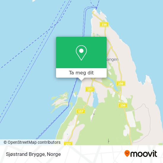 Sjøstrand Brygge kart