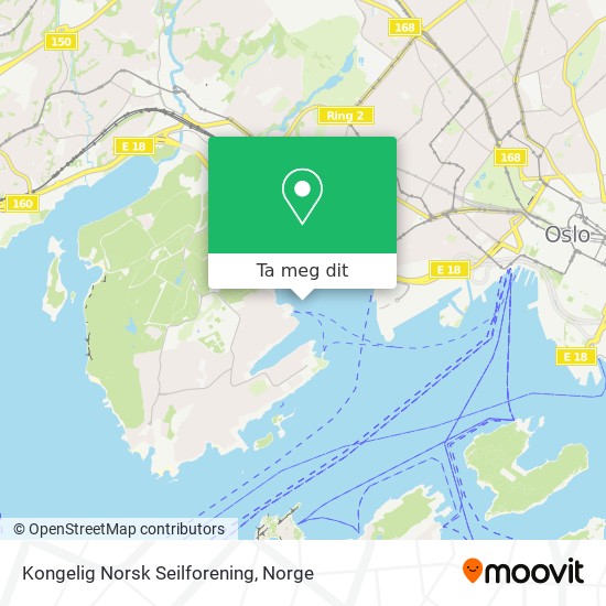 Kongelig Norsk Seilforening kart