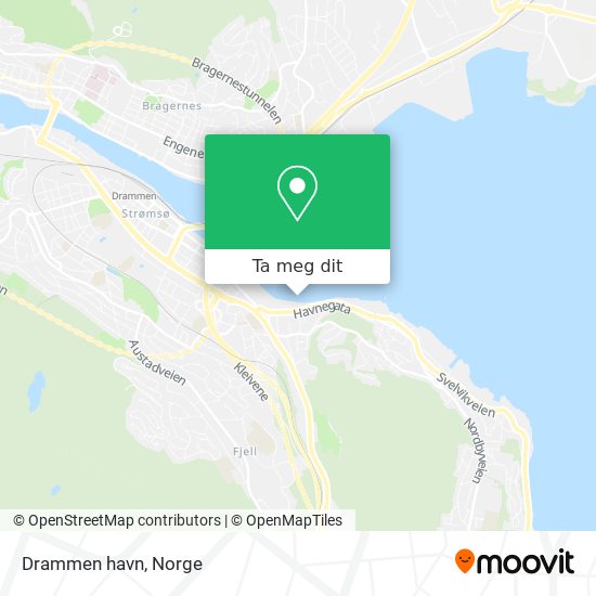 Drammen havn kart