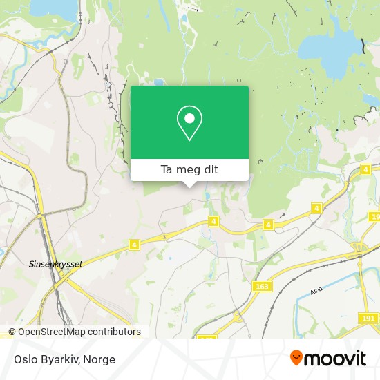 Oslo Byarkiv kart