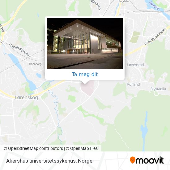Akershus universitetssykehus kart