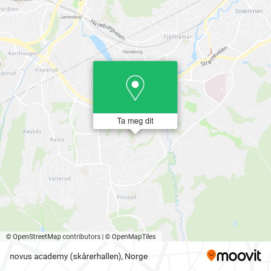 novus academy (skårerhallen) kart