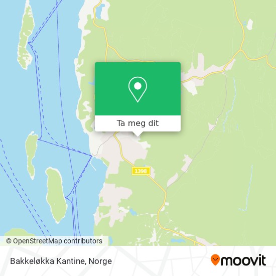 Bakkeløkka Kantine kart
