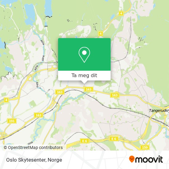 Oslo Skytesenter kart